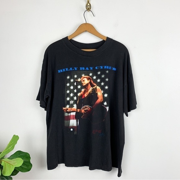 Vintage ‘93 Billy Ray Cyrus Men’s Band Tour Tee Sz XL - Picture 1 of 6